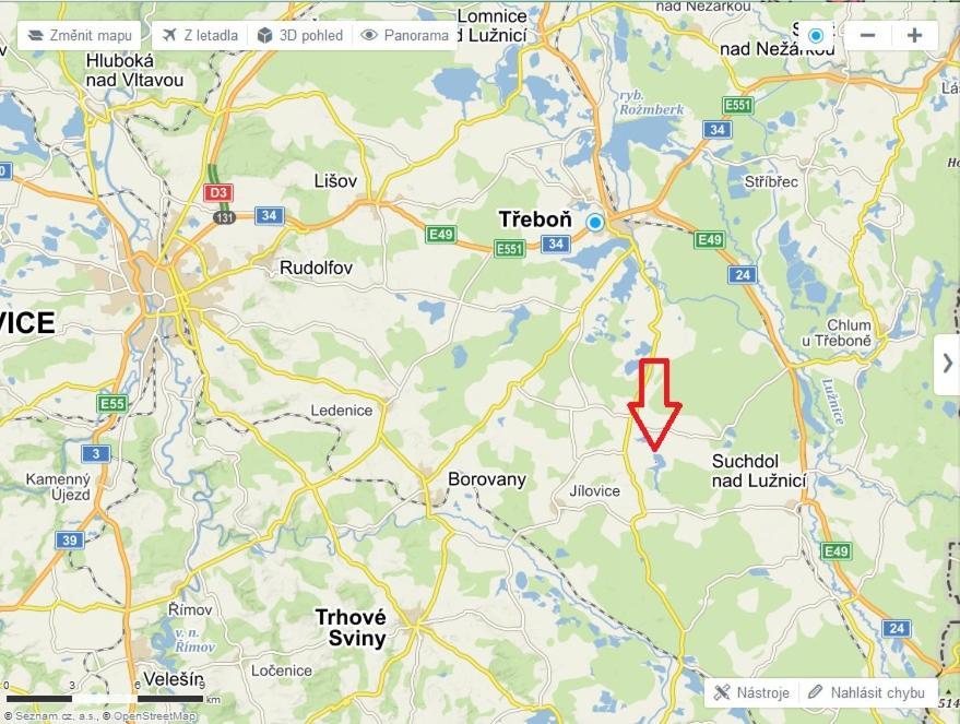 Chata U Rybnika Novy Lipnicky Тршебонь Экстерьер фото